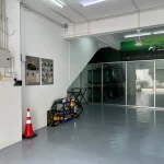 Mobile Windscreen Rasah Jaya, Seremban: inside the entrance with auto glass safety posters